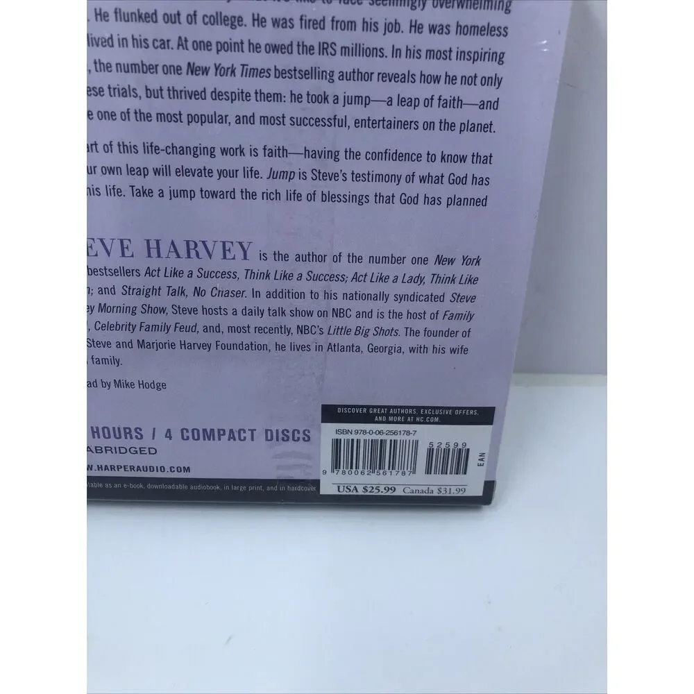*jump:Take the Leap of Faith to Achieve Your Life of Abundance Steve HarveyAudio